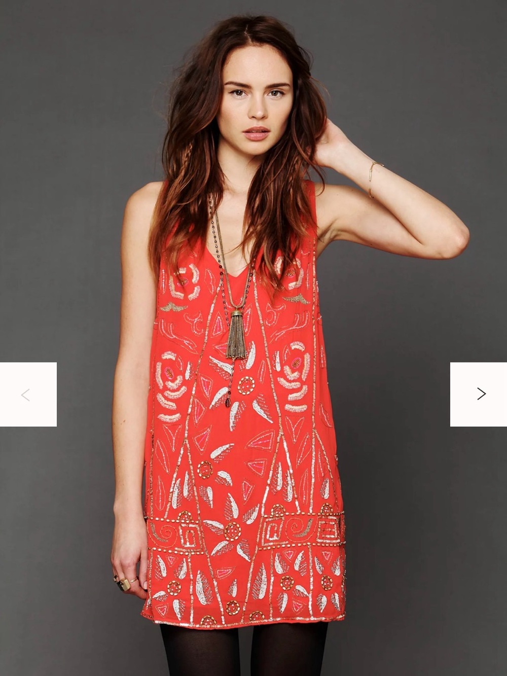 Free People Secret Garden Shift Dress